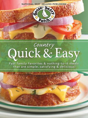 cover image of Country Quick & Easy Cookbook